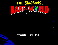 The Simpsons Bart vs. the World 